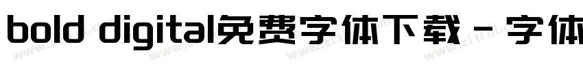bold digital免费字体下载字体转换